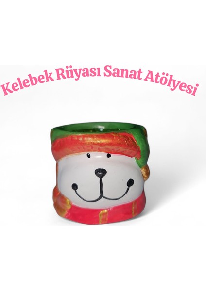 Noel Mumluk, Noel Köpek Figürlü Mumluk , 2 Adet