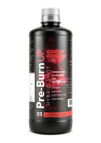 Pre-Burnup Hybrid Shot 1000ML Pre-Workout ve Thermo L-Carnitine Karpuz&çilek fiyatları