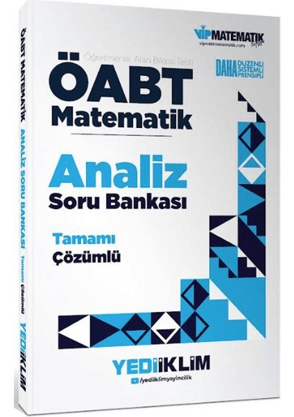 Öabt Matematik Öğretmenliği Analiz Tamamı Çözümlü Soru Bankası