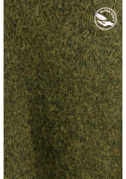 6995 Kadın Kayık Yaka Yün Karışımlı Triko Kazak Haki fiyatları