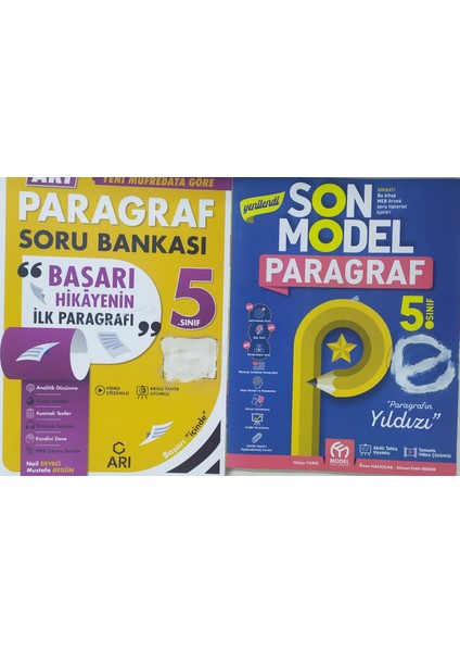 5. Sınıf Son Model Paragraf Soru Bankası+Arı Paragraf Soru Bankası