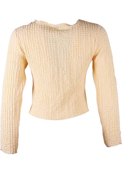 26KI40000009 Sarı Kadın Bluz 6480 modelleri