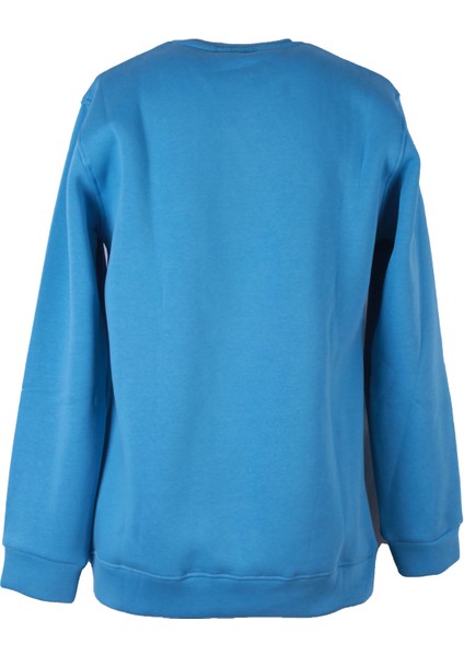 Fresh Baskı 0 Yaka 3 Ip Mavi Erkek Sweatshirt 26KL71G08007 modelleri