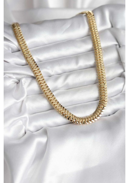 14K Gold Renk Kaplama Zincir Modelli cm Kadın Kolye fiyatları