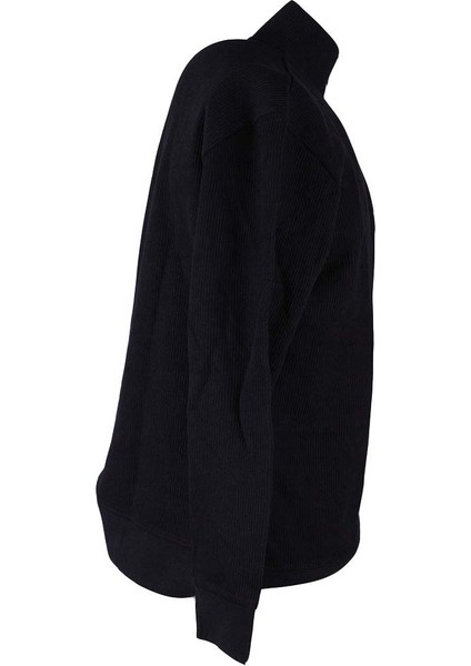 Yarım Fermuarlı Raporlu Selani Siyah Erkek Sweatshirt 5716 fiyatları