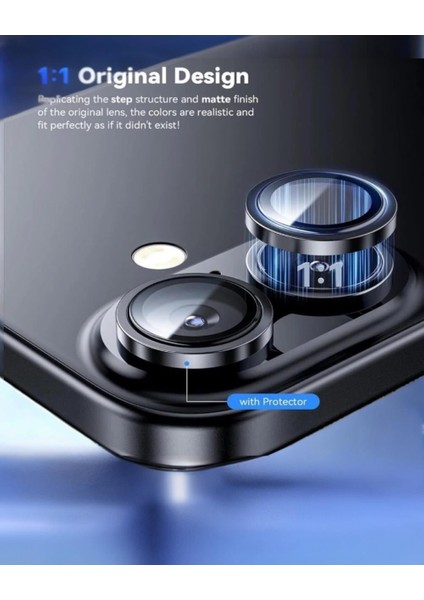 Iphone Uyumlu Takma Aparatlı Cam Safir Kamera Lens Koruyucu
