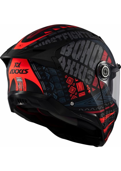 Ghostfighter Sv Boho C3 Kırmızı Motosiklet Çene Açılır Kask fırsatları