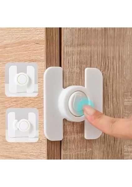 Sunup SN-28751 Düğmeli Tip Dolap ve Çekmece Çocuk Güvenlik Kilidi