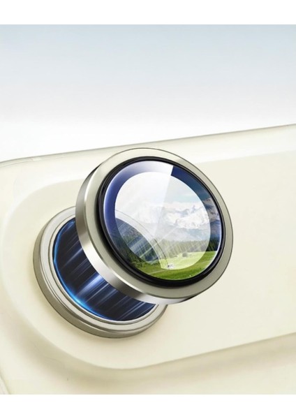 Iphone Uyumlu Temper Camlı Alüminyum Kamera Lens Koruyucu