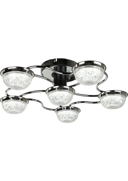 Petrov Ledli 6.lı Avize Krom Kaplama