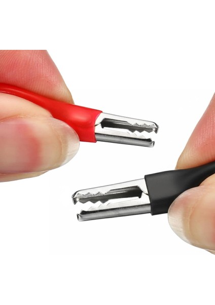 Powermaster PM-28657 USB Erkek Küçük Krokodil Uçlu 5V 2A Test Kablosu 60 cm Akü Maşası USB Kablo modelleri