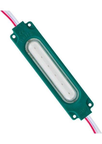 12 Volt 2 Watt Yeşil Modül LED (68X16 Mm)