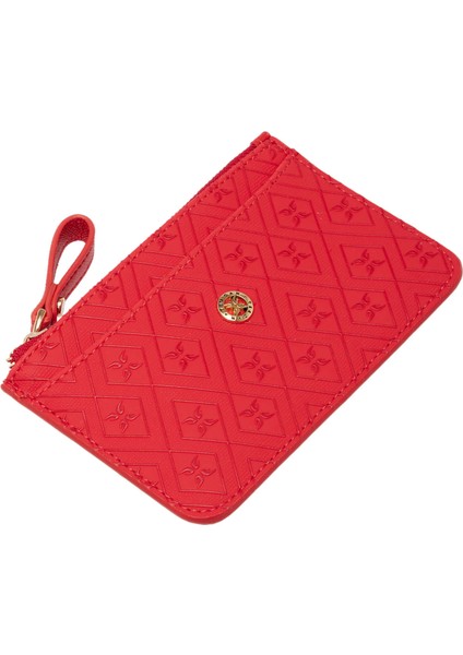 Kırmızı Print Kadın Cüzdan - S1CB00055821-S4R