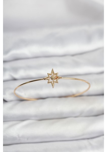 Kutup Yıldızı Model Gold Renk Bileklik