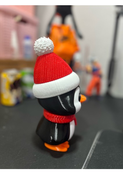 Yılbaşı Noel Temalı Sevimli Penguen Figür modelleri