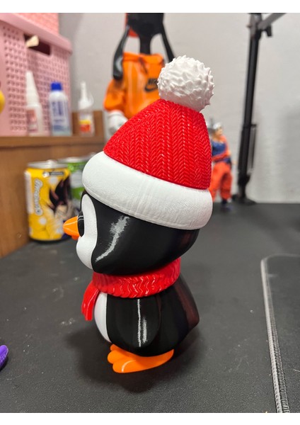 Yılbaşı Noel Temalı Sevimli Penguen Figür fırsatları