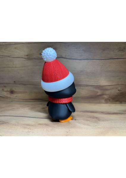 Yılbaşı Noel Temalı Sevimli Penguen Figür