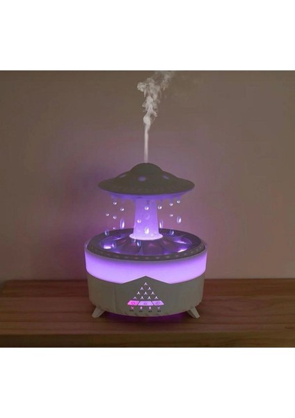 Ufo Tasarımlı Yağmur Efektli Hava Nemlendirici – LED Işıklı, Sessiz Çalışma, Zaman Ayarlı, Aromaterapi Uyumlu fiyatları