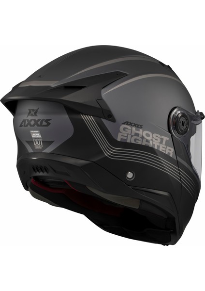 Ghostfighter Sv Bitone C12 Dark Grey Motosiklet Çene Açılır Kask fırsatları