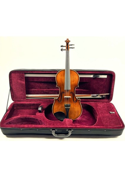 VL-904 A 4/4 Cilalı Keman Seti Tam Boy