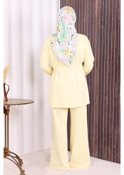 Fermuarlı Ikili Oysho Takım 6058 Sarı indirimleri