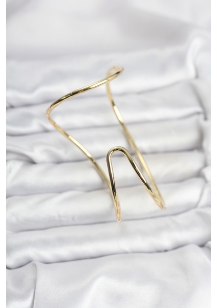 Gold Renk Pirinç El Bileziği