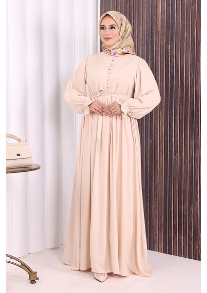 Düğme Detay Elbise 6055 Taş fiyatları