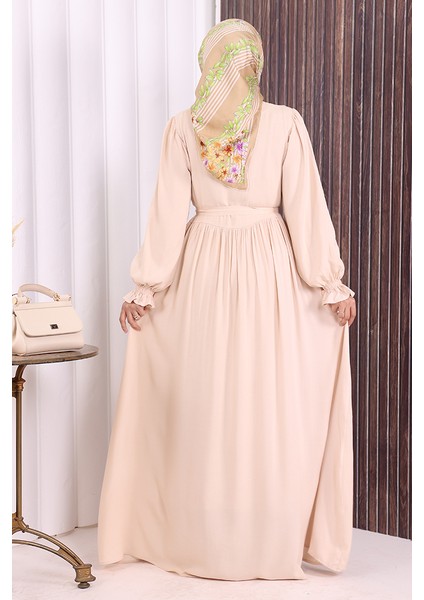 Düğme Detay Elbise 6055 Taş indirimleri