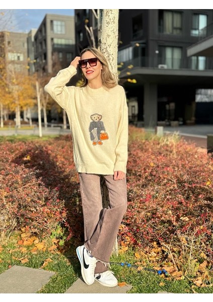 Teddy Nakışlı Kazak