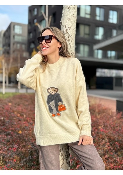 Teddy Nakışlı Kazak fiyatları