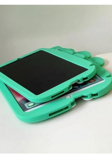 Dinazor Karakterli Dayanıklı Çocuk Tablet Kılıfı Standlı Eğlenceli Koruyucu Kapak modelleri
