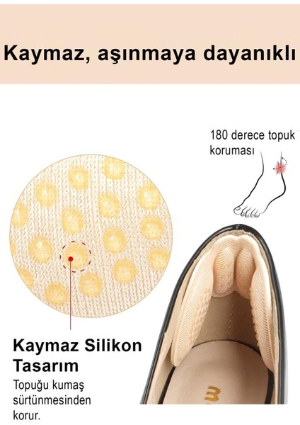 Ayakkabı Vurma Önleyici Sünger 1 Çift Ayakkabı Topuk Vurma Önleyici Ped Ortopedik Tabanlık Dizlik