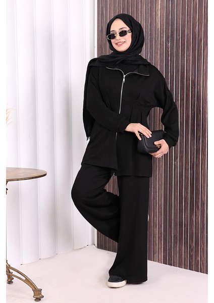 Fermuarlı Ikili Oysho Takım 6058 Siyah fiyatları