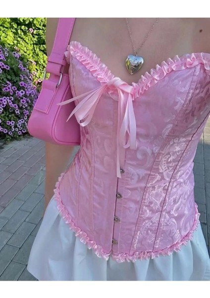 Princess Rapunzel Victorian Angel Strablez Ayarlanabilir Korse Büstiyer