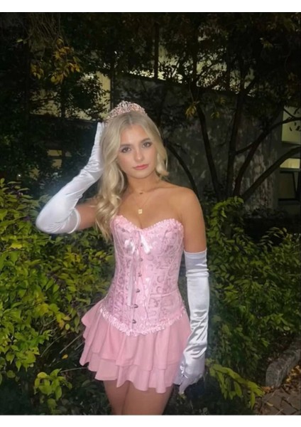 Princess Rapunzel Victorian Angel Strablez Ayarlanabilir Korse Büstiyer fiyatları