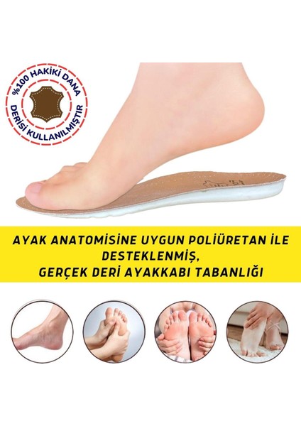 Comfort Deri Ayakkabı Tabanı, Ortopedik Ayakkabı Tabanlığı, Ark Takviyeli Içe Basma Tabanlık, Kahve indirimleri