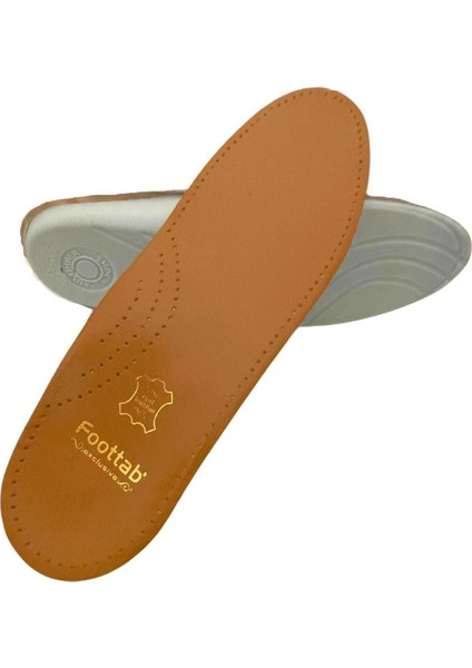 Comfort Deri Ayakkabı Tabanı, Ortopedik Ayakkabı Tabanlığı, Ark Takviyeli Içe Basma Tabanlık, Kahve