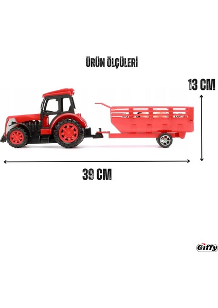 Uzaktan Kumandalı Römorklu Traktör Şarjlı Full Fonksiyon Çiftlik Hayvanı Odun Hediyeli 3 Renkli fiyatları