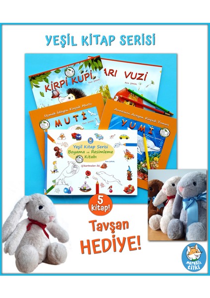Yeşil Kitap Serisi (Tavşan Hediyeli!) 5 yaş +