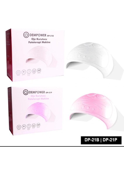 Dempower Oje Kurutucu Fototerapi Makinesi Kedi Motifli