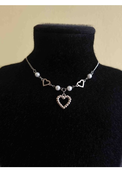 Pearly Heart Zincir Kolye fiyatları