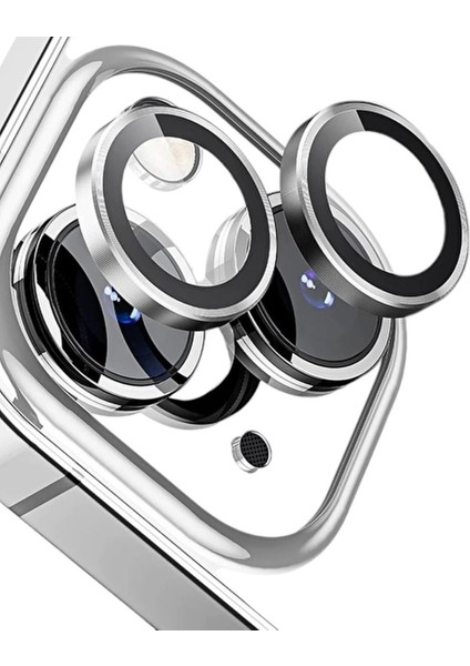 Iphone Uyumlu Temper Camlı Alüminyum Kamera Lens Koruyucu