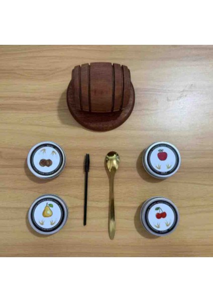 Ahşap Varil Tarzı Tütsülendirme Seti 4 Parça Setli (Elma Kiraz Armut ve Ceviz) fırsatları