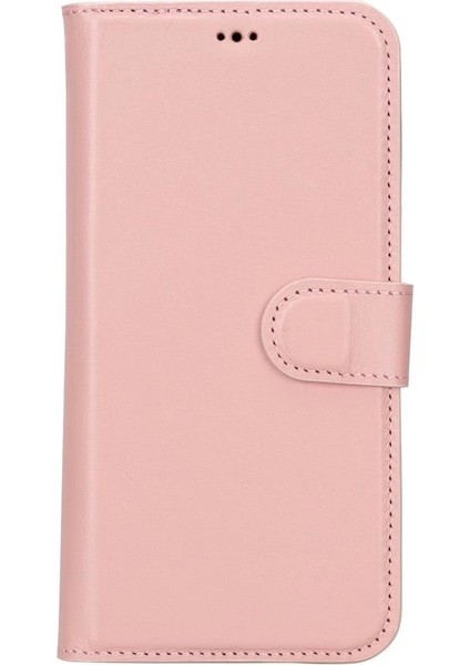 Apple iPhone 15 Pro Max Uyumlu Deri Cüzdanlı Kılıf Mwwn Nu2 Pembe fırsatları