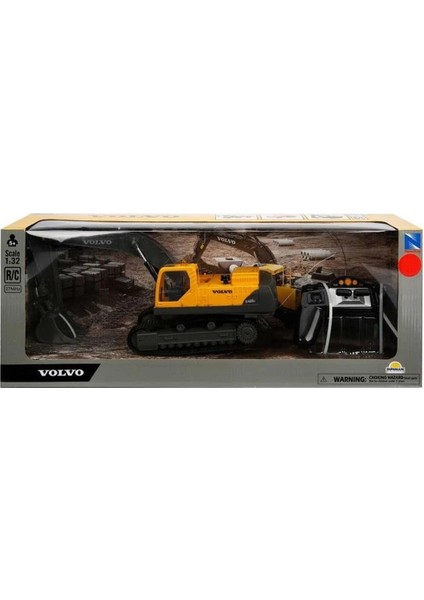 88753 Uzaktan Kumandalı Sesli ve Işıklı Volvo Ekskavatör 1:32 modelleri