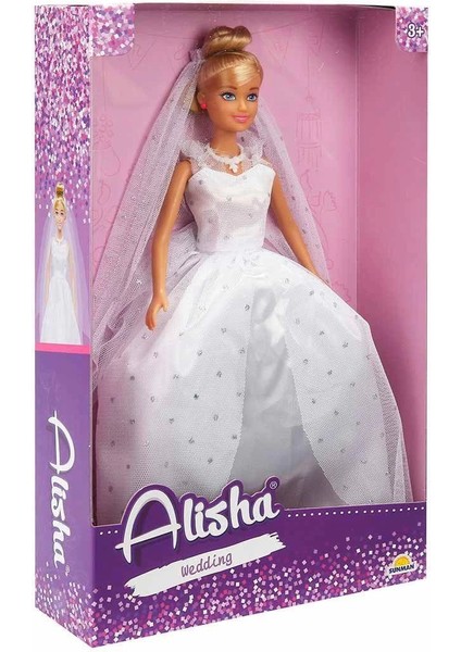 3381 Sun-Rst-Sıs-Gelinlikli Manken Bebek Alisha 29 cm - Sunman modelleri