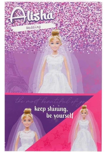 3381 Sun-Rst-Sıs-Gelinlikli Manken Bebek Alisha 29 cm - Sunman fırsatları