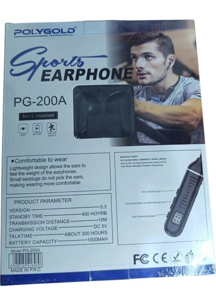 Sports Earphone PG-200A Bluetooth Kulaklıklar fiyatları