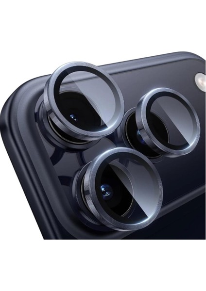 Iphone Uyumlu Temper Camlı Alüminyum Kamera Lens Koruyucu