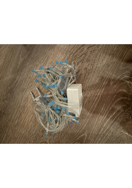 10M 100 LED Damla Uçlu Mavi Işık Şeffaf Kablo Mz-17-6 fiyatları